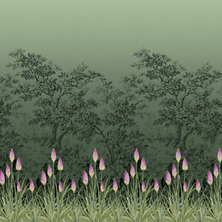 Upper Brook St.-behang-Tapete-Little Greene-Night Garden-Rol-0251UBNIGHT-Selected Wallpapers