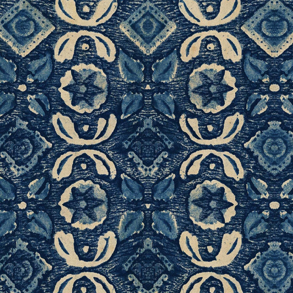 Varanasi-Tapete-Mind the Gap-Indigo-Rolle-WP30099-Selected Wallpapers