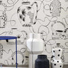 Vases Masques-behang-Pierre Frey-Selected Wallpapers