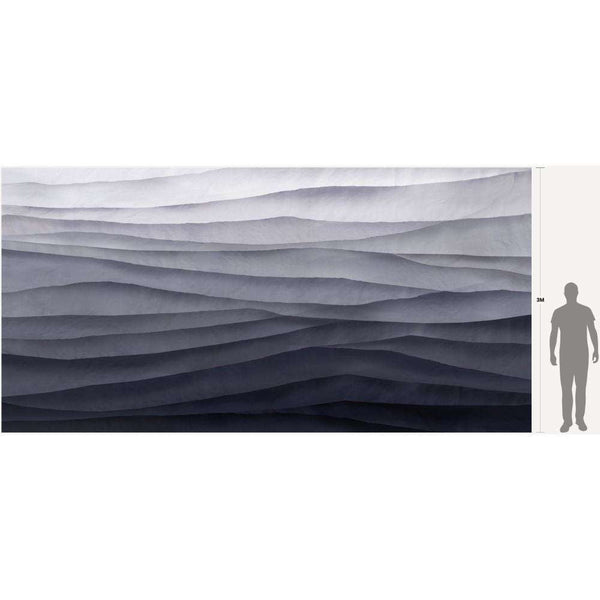 Veils II-behang-Inkiostro Bianco-Selected Wallpapers