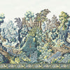 Verdure Tapestry Silk-behang-Cole & Son-Petrol, Teal & Lemon-Paneel-118/17039-Selected Wallpapers