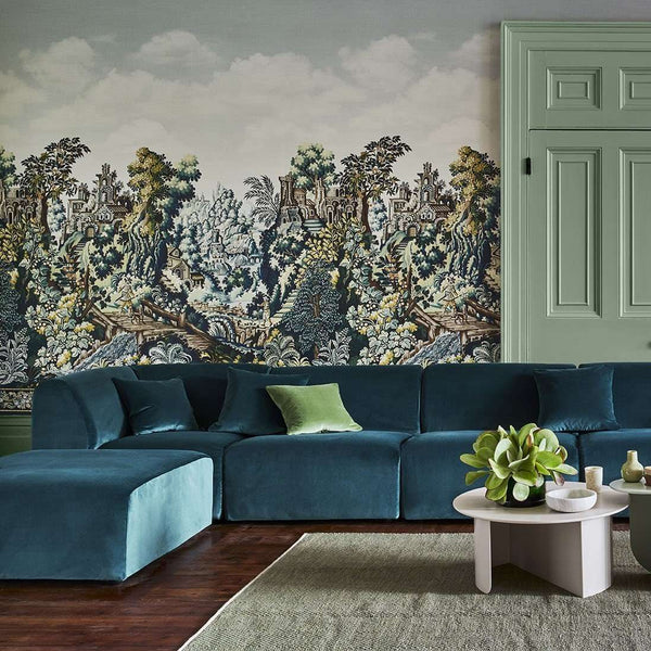 Verdure Tapestry Silk-behang-Cole & Son-Selected Wallpapers
