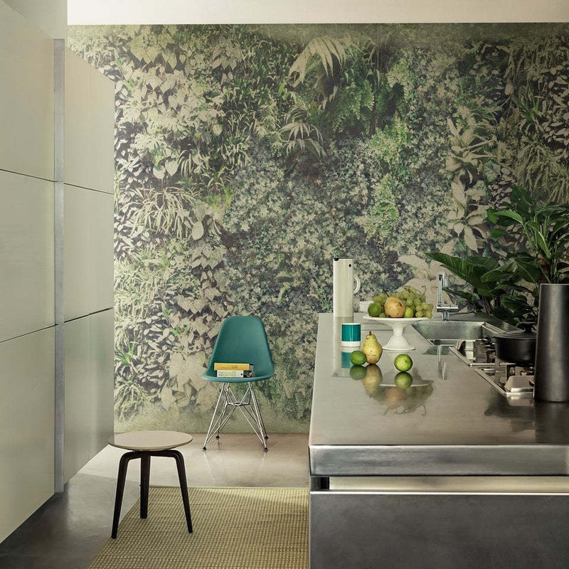 Vertical Green carta da parati di Wall & Deco