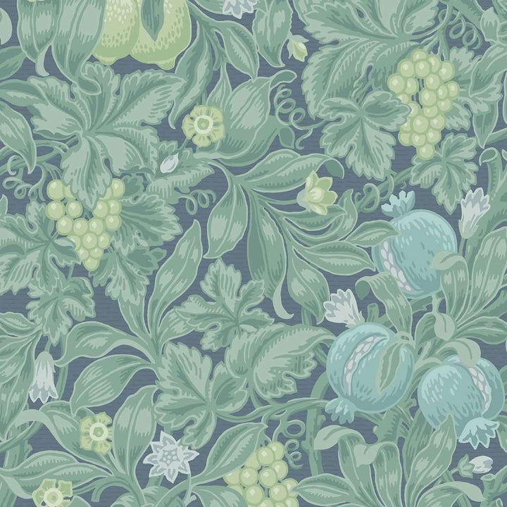 Vines of Pomona-behang-Tapete-Cole & Son-Teal & Viridian-Rol-116/2006-Selected Wallpapers