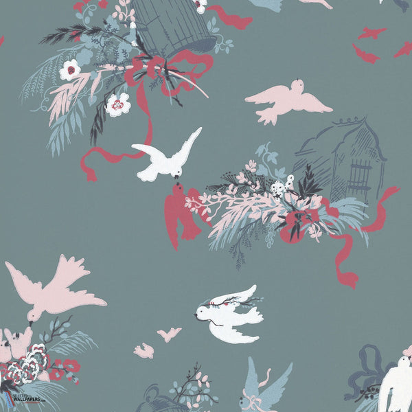 Volieres-Tapete-Little Greene-Etruria-Rolle-0263VOETRUR-Selected Wallpapers