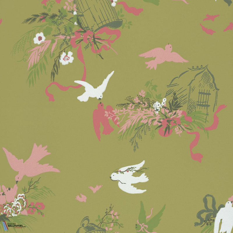 Volieres wallpaper in Garden by Little Greene