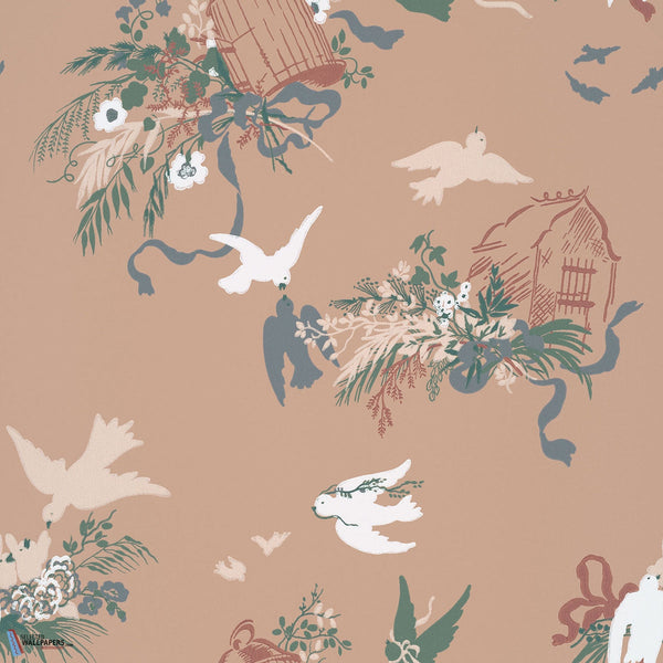 Volieres-Tapete-Little Greene-Masquerade-Rolle-0263VOMASQU-Selected Wallpapers