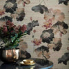 Water Lilies Grasscloth-Wallpaper-1838 wallcoverings-Selected Wallpapers