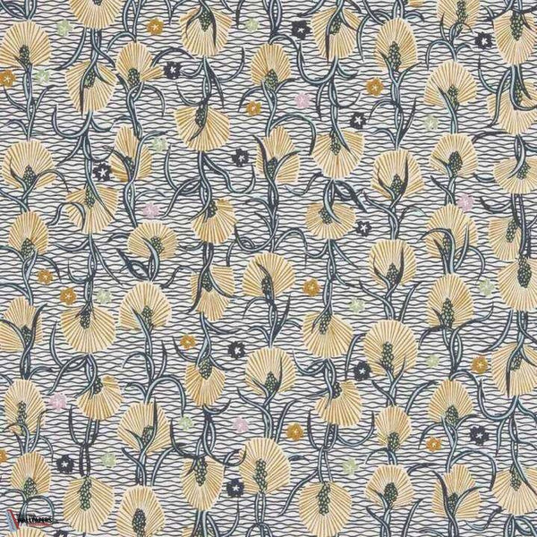 Watsonia-behang-Pierre Frey-Vanille-Rol-FP545001-Selected Wallpapers
