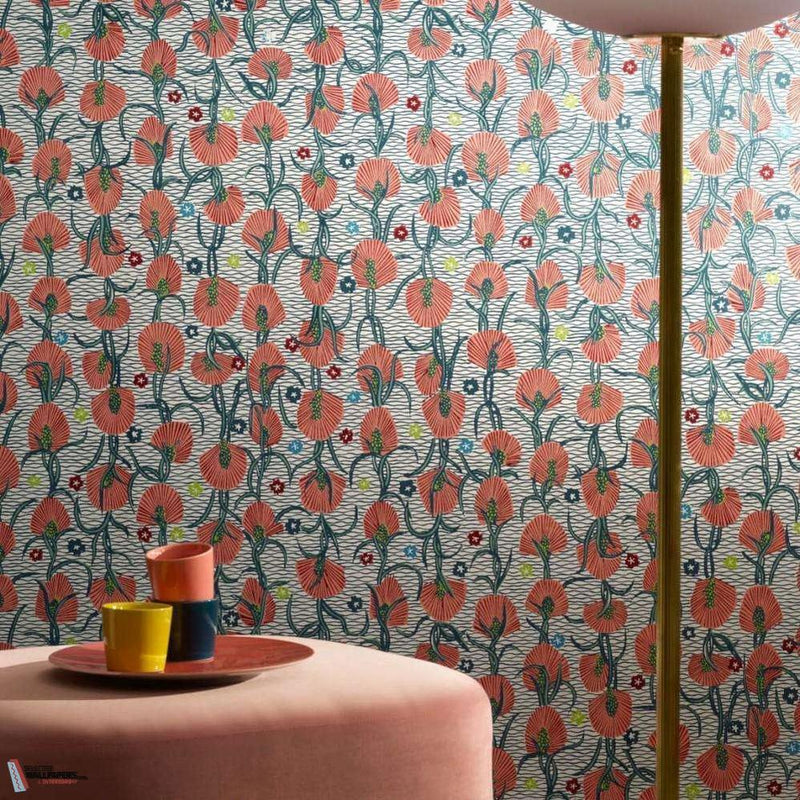 Watsonia papier peint de Pierre Frey