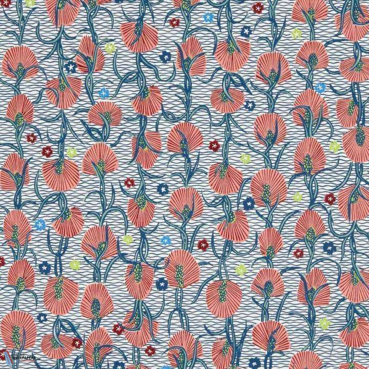 Watsonia-behang-Tapete-Pierre Frey-Goyave-Rol-FP545002-Selected Wallpapers