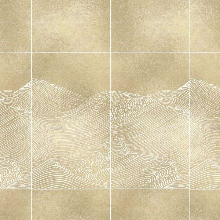 Waves Metallics-Behang-Tapete-Coordonne-Gold-Metallics-9600500-Selected Wallpapers