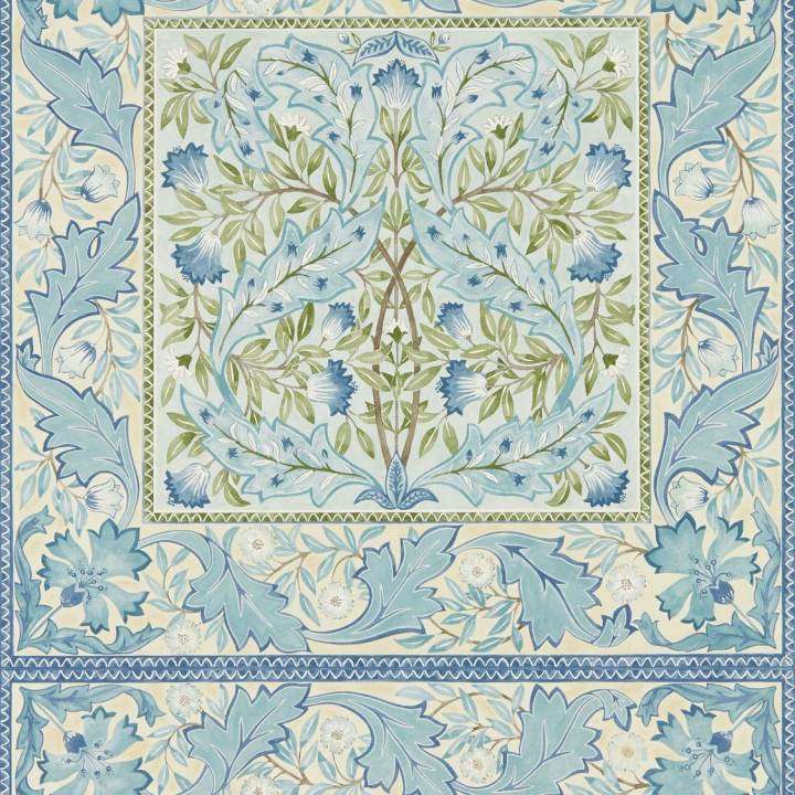Wilhelmina-behang-Tapete-Morris & Co-Indigo-Rol-216671-Selected Wallpapers