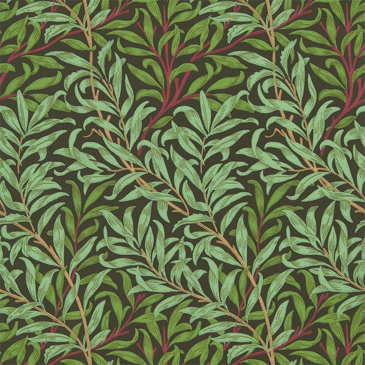 Willow Bough-behang-Tapete-Morris & Co-Bitter Chocolate-Rol-216950-Selected Wallpapers