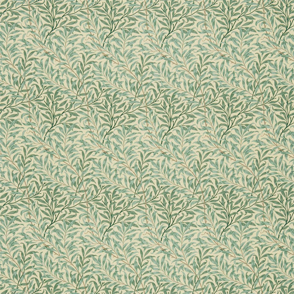 Willow Boughs stof-Morris & Co-Cream/Pale Green-Meter (M1)-226703-Selected Wallpapers
