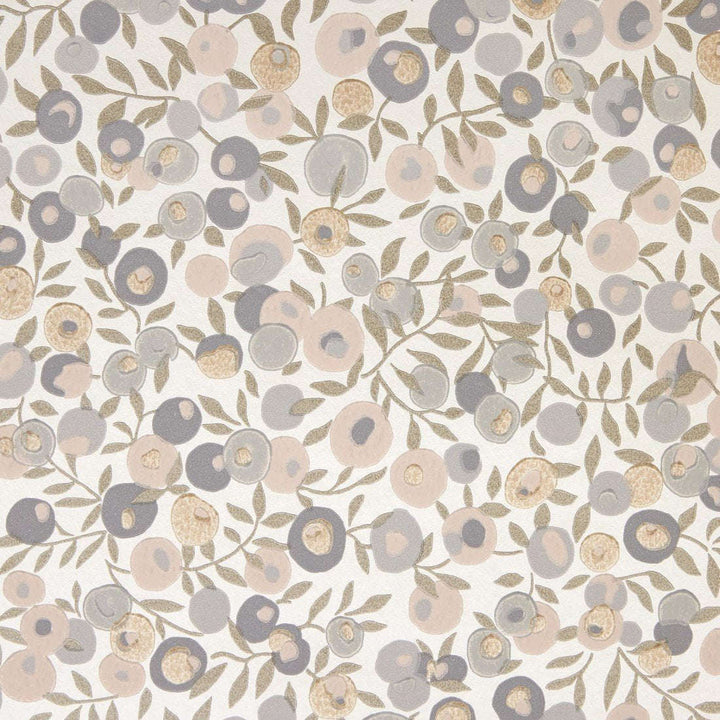 Wiltshire Blossom-Behang-Tapete-Liberty-Pewter Gold-Rol-07231001K-Selected Wallpapers