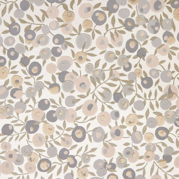Wiltshire Blossom-Behang-Liberty-Pewter Gold-Rol-07231001K-Selected Wallpapers