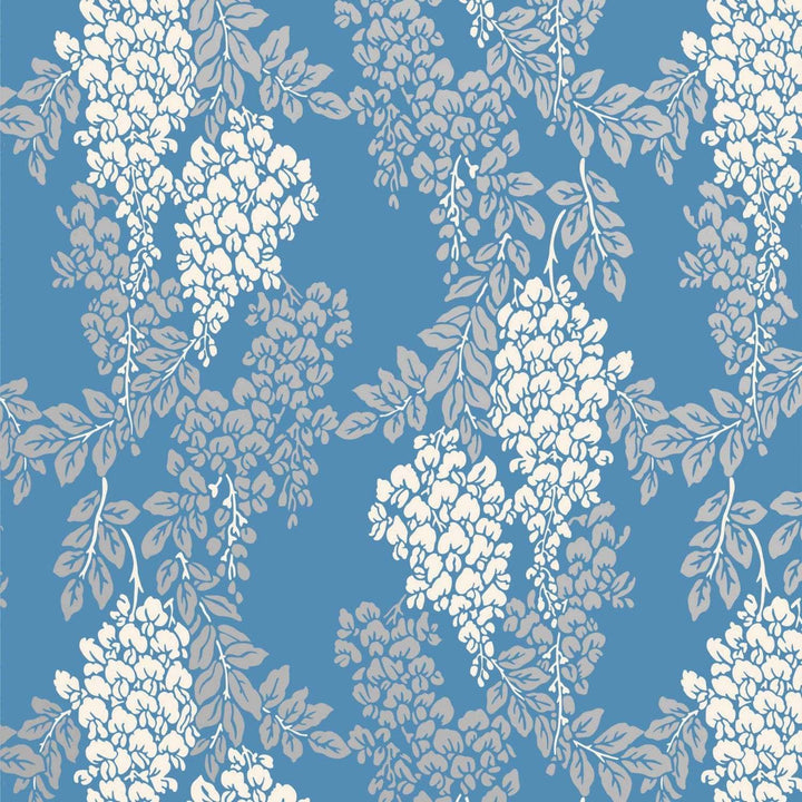 Wisteria-Behang-Tapete-Farrow & Ball-Chinese Blue-Rol-BP2218-Selected Wallpapers