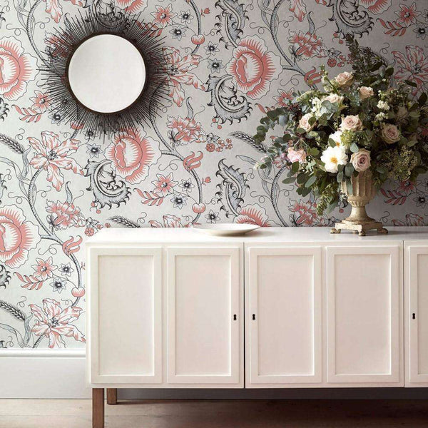 Woodblock Trail-behang-Little Greene-Selected Wallpapers