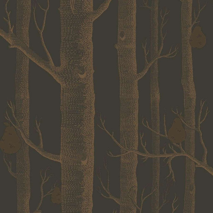 Woods & Pears-behang-Tapete-Cole & Son-Metallic Bronze-Rol-95/5028-Selected Wallpapers