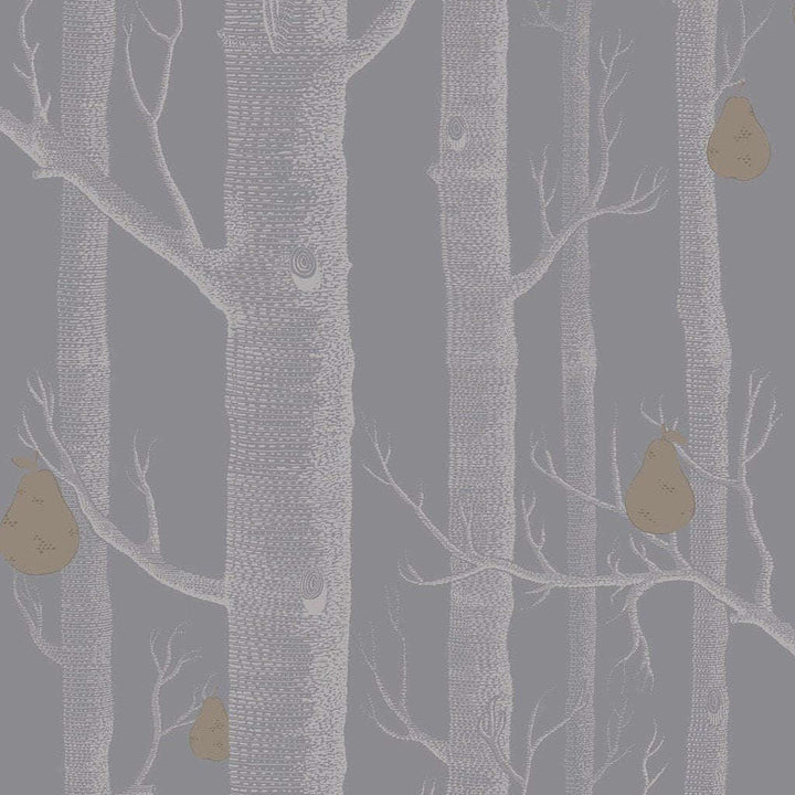 Woods & Pears-behang-Tapete-Cole & Son-Silver & Bronze-Rol-95/5030-Selected Wallpapers