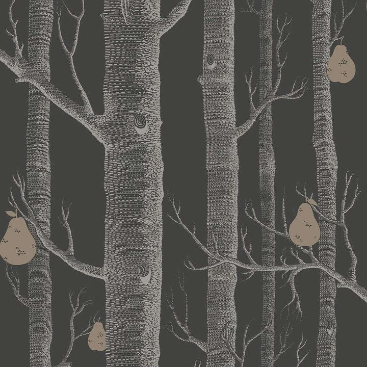 Woods & Pears-behang-Tapete-Cole & Son-Metallic Silver-Rol-95/5031-Selected Wallpapers