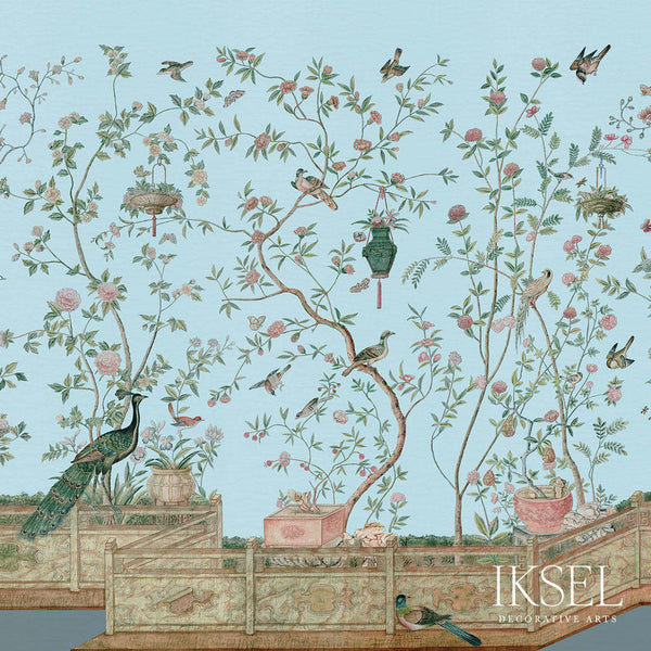 Xanadu Balustrade-Tapete-Iksel-Sky-225 cm-SC108_CS27-Selected Wallpapers