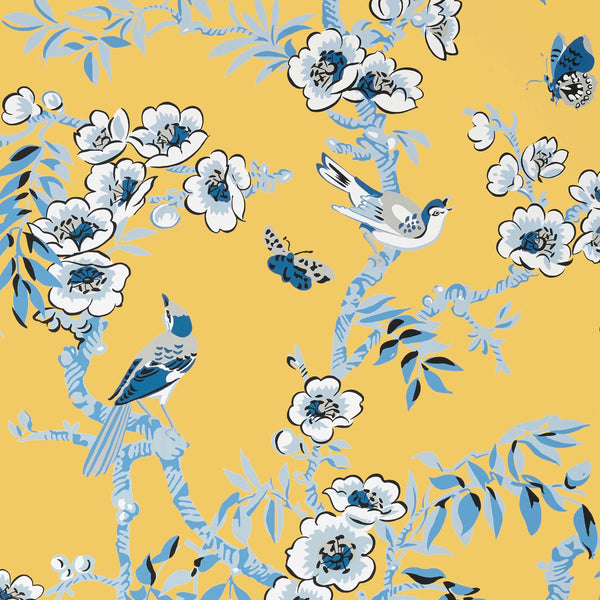 Yukio-Behang-Thibaut-Yellow-Rol-T20840-Selected Wallpapers