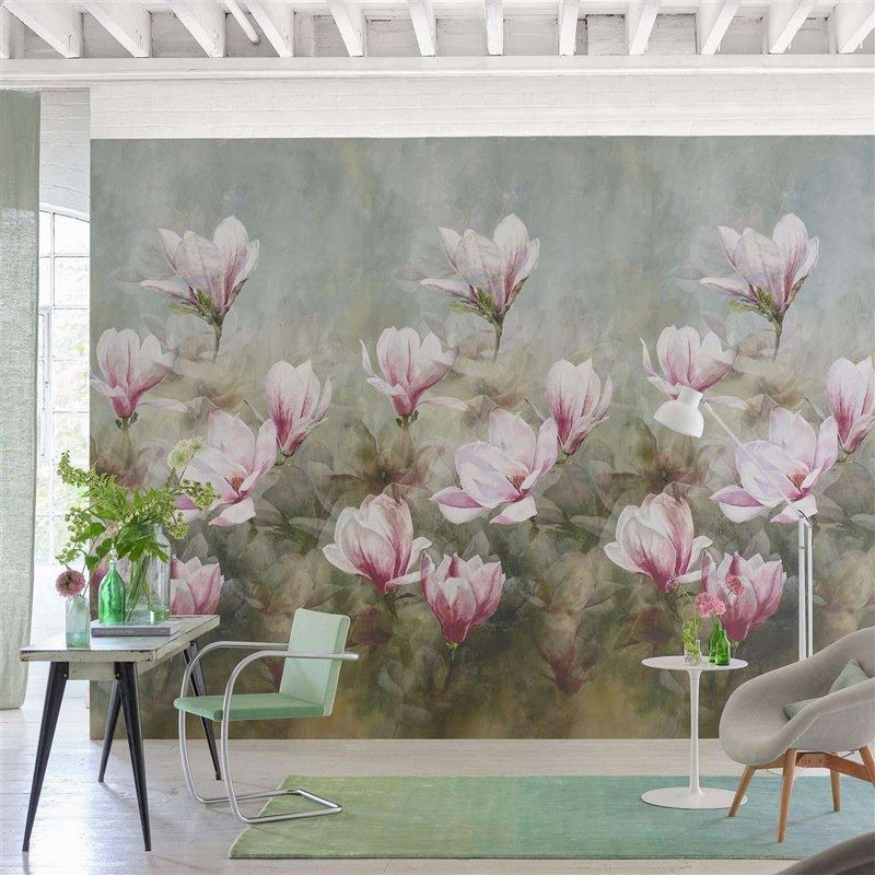 Yulan behang in Magnolia van Designers Guild